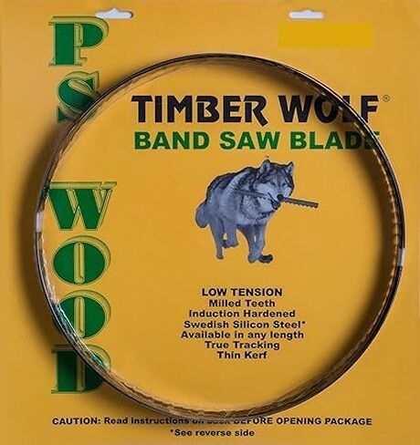 Timber Wolf 112" x 3/4" x 3 TPI Band Saw Blade Made by PS Wood Fits Laguna 14" LT14SE & More in Saudi Arabia