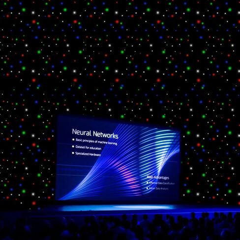 أدى خلفية المرحلة نجمة، 6.6 * 9.8ft طوي المخملية أدى خلفية المرحلة ث / dmx512 التحكم عن بعد، ستارة أضواء النجوم الملونة، خلفية القماش السماء المرصعة بالنجوم لحفل زفاف عيد الميلاد in Kuwait