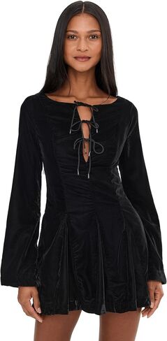 Free People Womens Linney Velvet Mini in Saudi Arabia