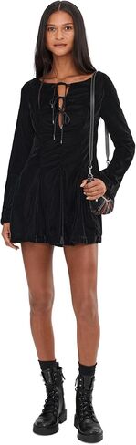 Free People Womens Linney Velvet Mini in Saudi Arabia