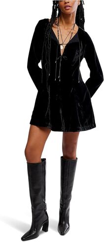 Free People Womens Linney Velvet Mini in Saudi Arabia