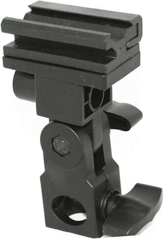 Housoutil Camera Flash Bracket Mount Swivel Design Compatible DSLR Cameras Speedlights Easy to Install Flash Holder Stand for Professional Photography in Saudi Arabia