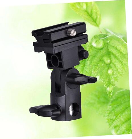 Housoutil Camera Flash Bracket Mount Swivel Design Compatible DSLR Cameras Speedlights Easy to Install Flash Holder Stand for Professional Photography in Saudi Arabia