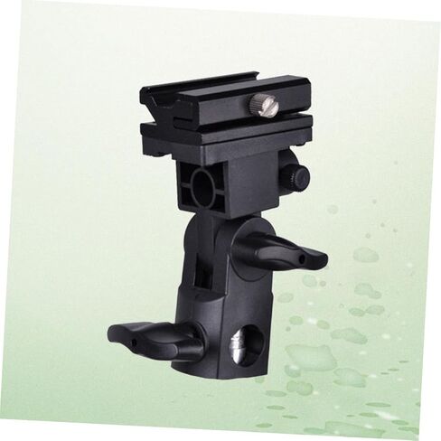 Housoutil Camera Flash Bracket Mount Swivel Design Compatible DSLR Cameras Speedlights Easy to Install Flash Holder Stand for Professional Photography in Saudi Arabia