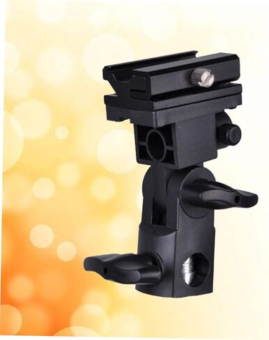 Housoutil Camera Flash Bracket Mount Swivel Design Compatible DSLR Cameras Speedlights Easy to Install Flash Holder Stand for Professional Photography in Saudi Arabia