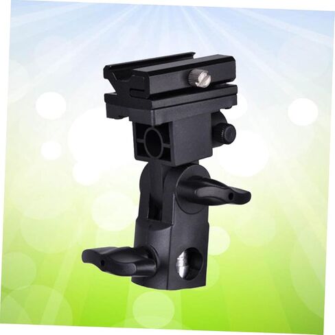 Housoutil Camera Flash Bracket Mount Swivel Design Compatible DSLR Cameras Speedlights Easy to Install Flash Holder Stand for Professional Photography in Saudi Arabia