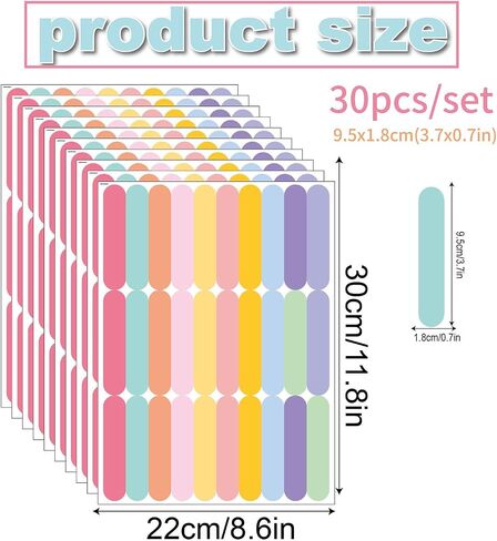 Confetti Wall Decals 300Pcs Removable Peel & Stick Wall Stickers for Kids Room Decor - Window Art for Girls Bedroom, Nursery, Birthday Party (Colorful Sprinkle Design) in Saudi Arabia
