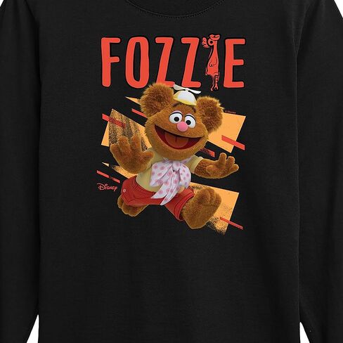 تي شيرت Disney Muppet Babbies - Baby Fozzie - تي شيرت برسومات بأكمام طويلة للأطفال والشباب in Saudi Arabia