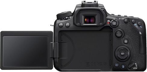 Canon EOS 90D DSLR Camera with Canon 18-135mm/ EF 50mm f/1.8 STM/EF 75-300mm f/4-5.6 III + 420-800mm f/8.3 HD Telephoto Zoom Lenses+TTL Flash+Backpack+Deluxe Accessory Bundle (Renewed), Black in Saudi Arabia