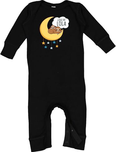 inktastic I Love My Lola Baby Romper Coveralls in Saudi Arabia
