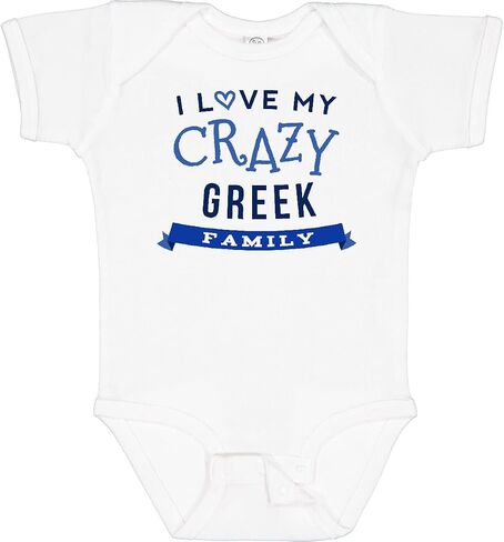 inktastic Greek Family Funny Baby Bodysuit in Saudi Arabia