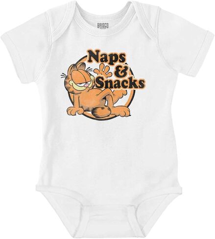 Brisco Brands Funny Garfield Cartoon Naps N Snacks رومبير للأطفال الأولاد والبنات in Kuwait