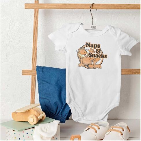 Brisco Brands Funny Garfield Cartoon Naps N Snacks رومبير للأطفال الأولاد والبنات in Kuwait