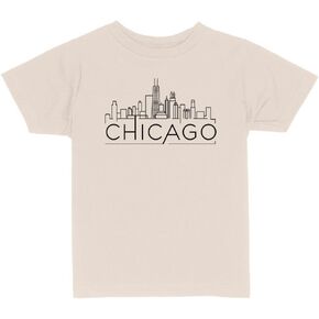 تي شيرت للأطفال الصغار من Skyline Chicago إلينوي in Kuwait