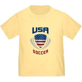 CafePress Soccer Crest USA Blue Toddler T Shirt Toddler Tee in Kuwait