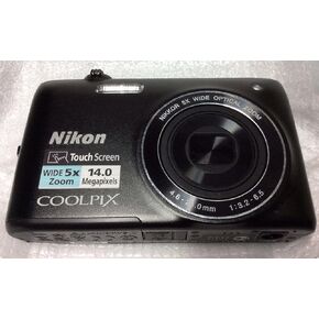 كاميرا نيكون COOLPIX S4100 رقمية بدقة 14 ميجابكسل مع عدسة تكبير بصري واسعة الزاوية 5x NIKKOR وشاشة LCD تعمل باللمس مقاس 3 بوصات (برقوقي) in Kuwait