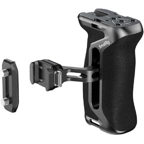SMALLRIG NATO Side Handle with NATO Rail, H21 HawkLock Quick Release, for Left or Right Hand, 36mm/1.4in Up and Down Adjustable, Ergonomic Handgrip with Built-in Cold Shoe, 1/4"-20 Threaded Holes in Saudi Arabia