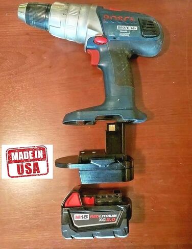 New life Adapter to use with Bosch 18v Nicad tools to M18 Milwaukee Batteries in Saudi Arabia