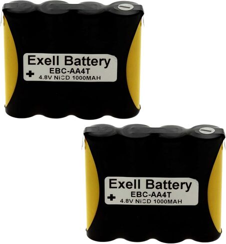 2X 4.8V 1000 mAh Custom NiCd Battery Pack for Power Tools, Lights, Scanners in Saudi Arabia
