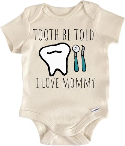 Dentist Baby Bodysuit – Funny Infant Outfit, Unisex Cotton Baby Clothes, Soft Short Sleeve Newborn in Saudi Arabia