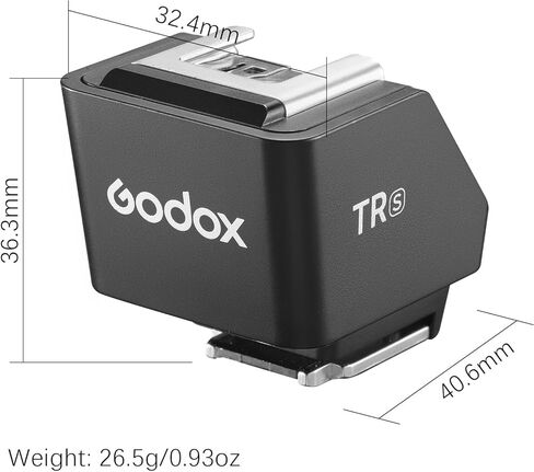 Godox TR-S TRS TTL Hot Shoe Riser لنظام Sony TTL، متوافق مع Sony iT20-S iT22-S iT30pro-S Mini Flash، يدعم وظيفة TTL ومزامنة عالية السرعة in Saudi Arabia