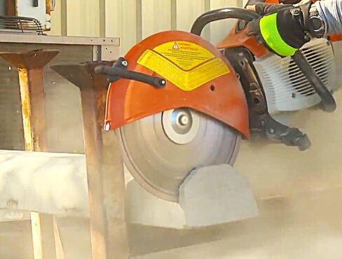 شفرة ماسية ملحومة بالليزر مقاس 16 بوصة تناسب منشار القطع Stihl Cutquik للحجر الطبيعي والخرسانة المسلحة والأسفلت والبناء in Kuwait