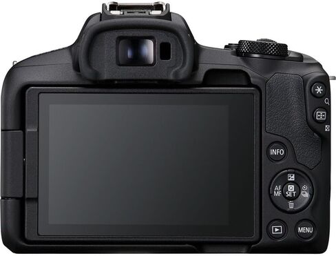 Canon EOS R50 Mirrorless Camera | 24.2MP APS-C, 4K 30p Video, Dual Pixel AF II, 15fps Burst, Vari-Angle Screen, Beginner Vlogging Camera (5811C002) + LP-E17 Battery + Canon Shoulder Bag + 64GB Card in Saudi Arabia