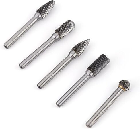 مجموعة أدوات طحن الصلب التنغستن، ملفات متعددة الاستخدامات لصناعة القوالب والفنون - لعمال أحواض بناء السفن والإصلاح [10 مم] in Kuwait