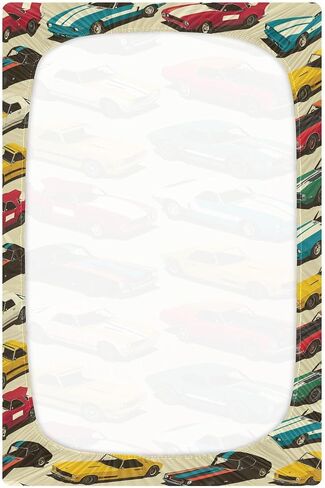 Baby Crib Sheet White Red Gray Christmas Tree Crib Mattress for Boys and Girls Playard Sheet Soft Breathable Fitted Baby Mattress Cover 52x28in in Saudi Arabia