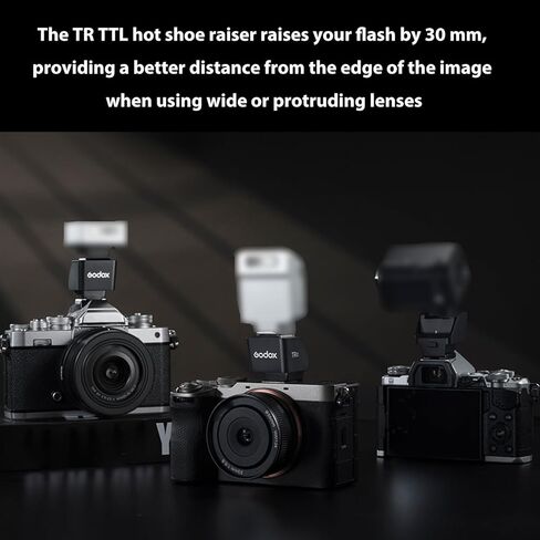 فلاش كاميرا GODOX TR-C TTL Hot Shoe Riser TR C Canon 30 مم ارتفاع ارتفاع محول الحذاء الساخن متوافق مع فلاش كاميرا Godox IT20C IT22C IT30ProC in Saudi Arabia