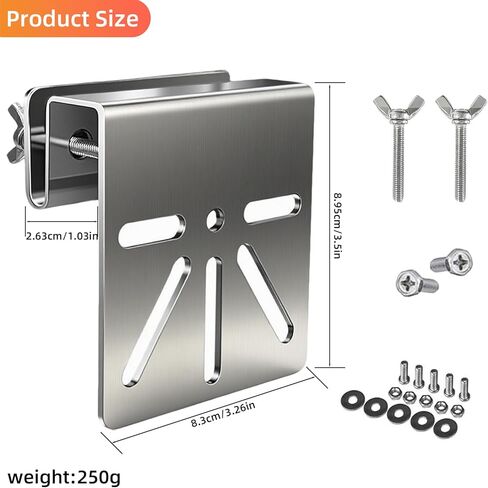 Gutter Mount for Eufy Eolocam S340/E30, Stainless Steel Security Camera Bracket (Silvery2) in Kuwait