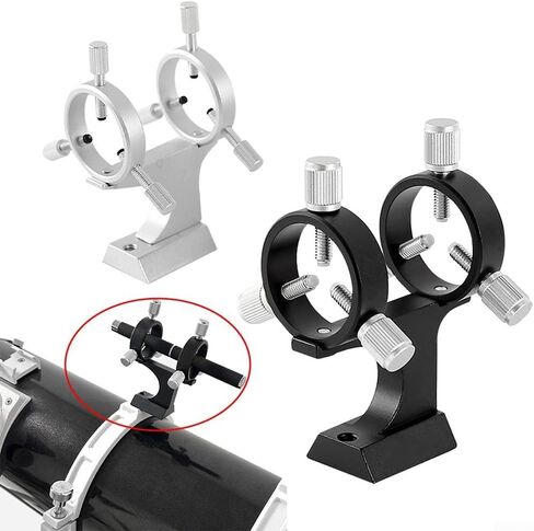 حامل Finderscope قوي مع هيكل خفيف الوزن للتلسكوبات الفلكية (فضي) in Kuwait