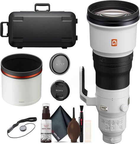 عدسة Sony FE مقاس 600 مم f/4 GM OSS Super Telephoto + حافظة للغطاء + مجموعة تنظيف in Saudi Arabia