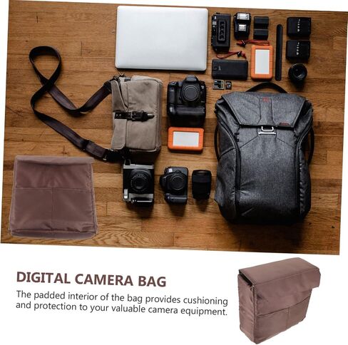 حقيبة كاميرا من NUOBESTY مزودة بحقيبة كاميرا واقية من النايلون المقاوم للتآكل لكاميرات Dslr سهلة التنظيف للاستخدام الخارجي في الاستوديو in Saudi Arabia