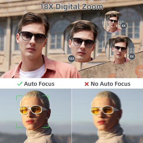 Digital Camera for Photography and Vlogging, 4K Autofocus YouTube Camera with 3" 180° Flip Screen, WiFi, 18X Zoom, Flash, 2 Batteries & 32GB SD Card in Saudi Arabia