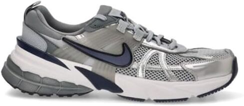 Nike V2K Run Shoes (HJ4497-002, Wolf Grey/Cool Grey/White/Midnight Navy) Size 8.5 in Saudi Arabia