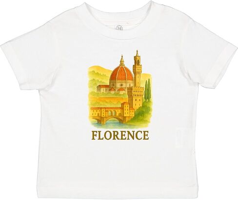inktastic Florence Italy Watercolor Art Baby T-Shirt in Saudi Arabia