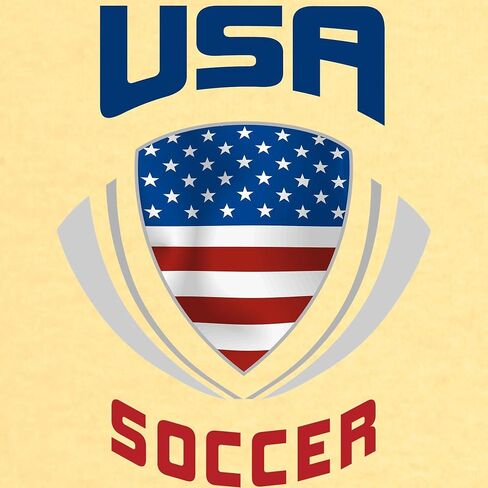 تي شيرت CafePress Soccer Crest USA باللون الأزرق للأطفال الصغار in Saudi Arabia