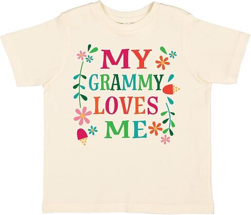inktastic My Grammy Loves Me Girls Apparel Toddler T-Shirt in Saudi Arabia