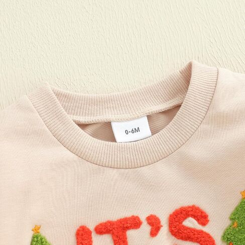 Oddler Boy Christmas Outfits It's A Beaut Clark Sweatshirt Jogger Pants Sets Cute Infant Fall Winter Xmas Clothes in Saudi Arabia