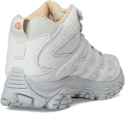 حذاء المشي لمسافات طويلة Moab 3 MID المقاوم للماء للنساء من Merrell، رمادي فابور، 8.5 in Saudi Arabia