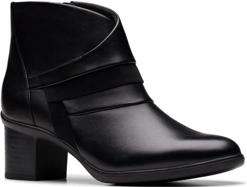 حذاء Clarks Shaya Sky Dress للنساء، جلد أسود، مقاس 11 in Saudi Arabia