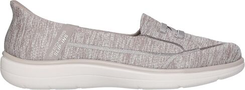 Skechers Women's Hands Free Slip-ins: On-The-Go Flex Radiant-Dreaming Loafer Flat, Taupe, 8.5 in Saudi Arabia