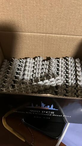 900x collated steel nails for hilti bx3 16mm pins heat treated and tested in Saudi Arabia