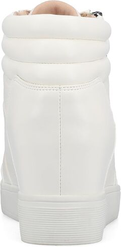 Journee Collection Women's Clarity Lace-Up Zippered Wedge Sneakers in Saudi Arabia