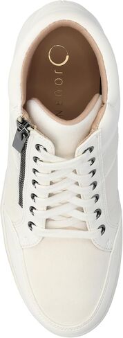 Journee Collection Women's Clarity Lace-Up Zippered Wedge Sneakers in Saudi Arabia