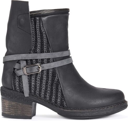 MUK LUKS Women's Nina Boots-Black 6 in Saudi Arabia