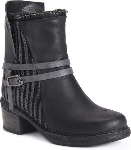MUK LUKS Women's Nina Boots-Black 6 in Saudi Arabia