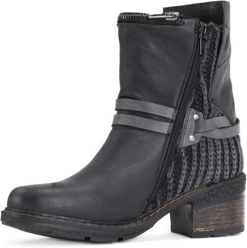 MUK LUKS Women's Nina Boots-Black 6 in Saudi Arabia