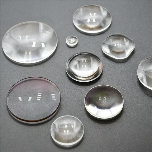 1 قطعة Biconvex عدسة محدبة مزدوجة قطرها 50-90 مللي متر طلاء معدات المختبرات التركيز البصر العدسات المرحلة Led مصباح (D90 F300) in Saudi Arabia